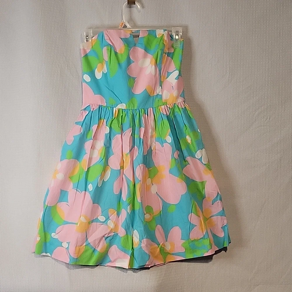 Lilly Pulitzer Richelle Strapless Dress - Picture 1 of 5